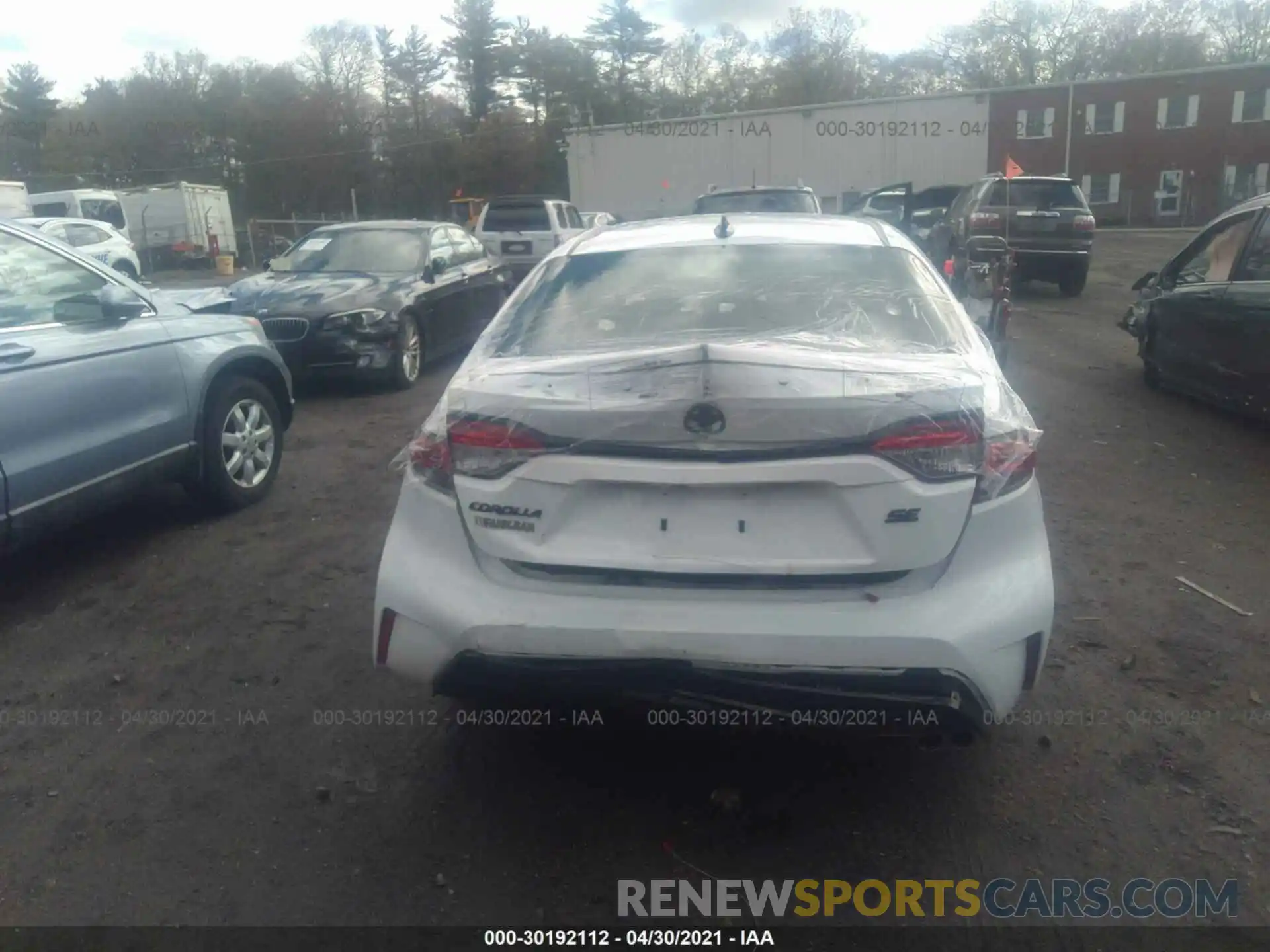 6 Photograph of a damaged car 5YFS4RCE9LP048678 TOYOTA COROLLA 2020