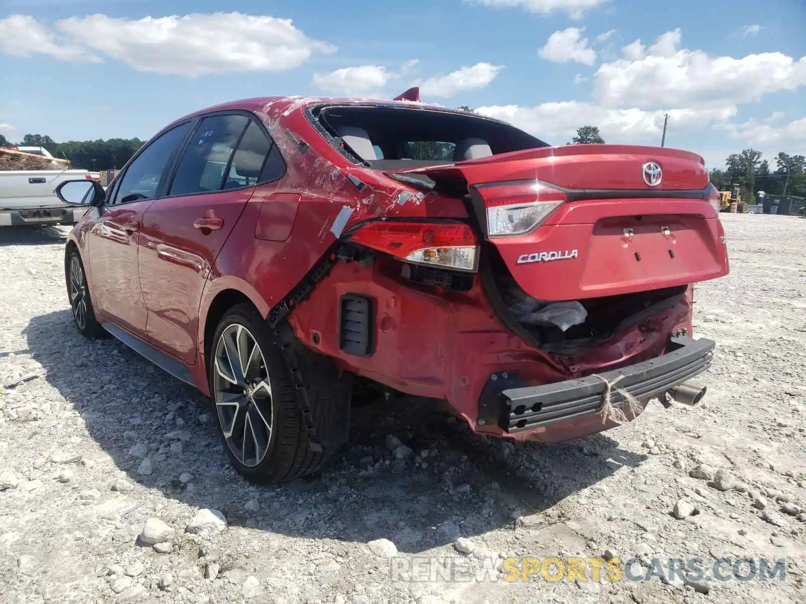 3 Photograph of a damaged car 5YFS4RCE9LP056909 TOYOTA COROLLA 2020