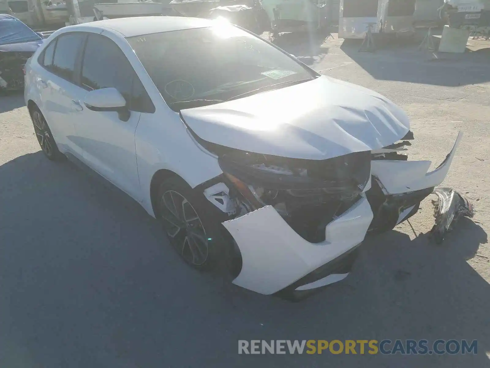 1 Photograph of a damaged car 5YFS4RCEXLP010635 TOYOTA COROLLA 2020