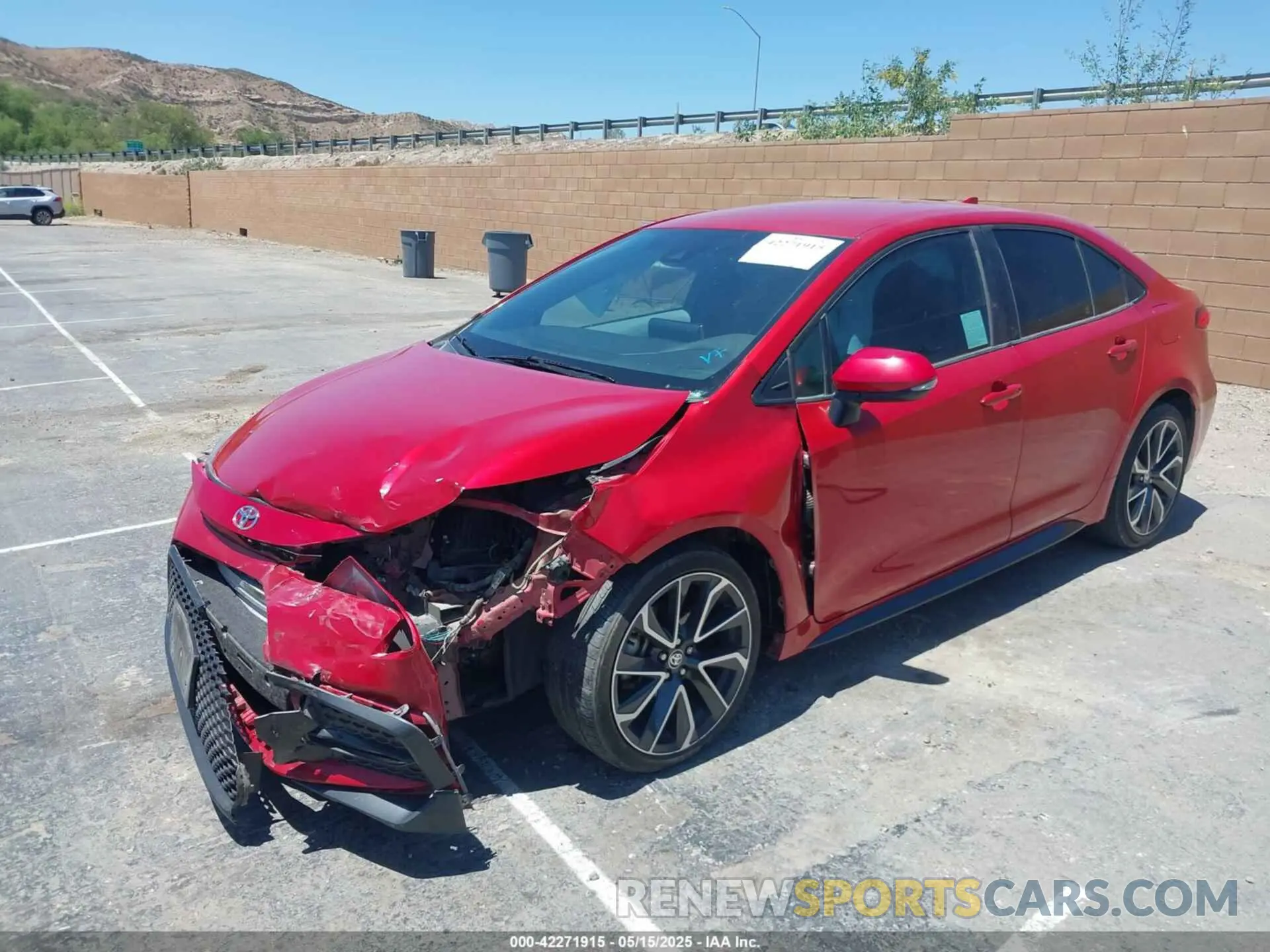2 Photograph of a damaged car 5YFS4RCEXLP012336 TOYOTA COROLLA 2020