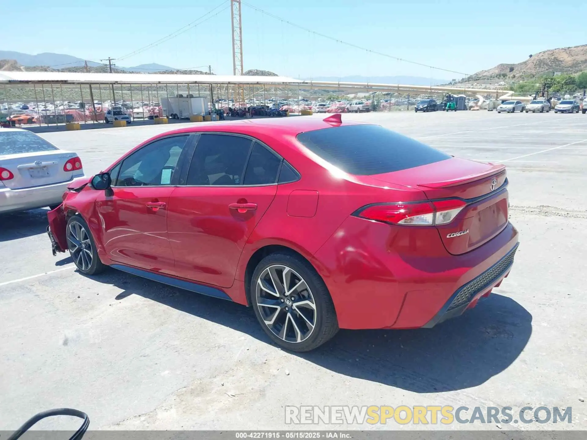 3 Photograph of a damaged car 5YFS4RCEXLP012336 TOYOTA COROLLA 2020