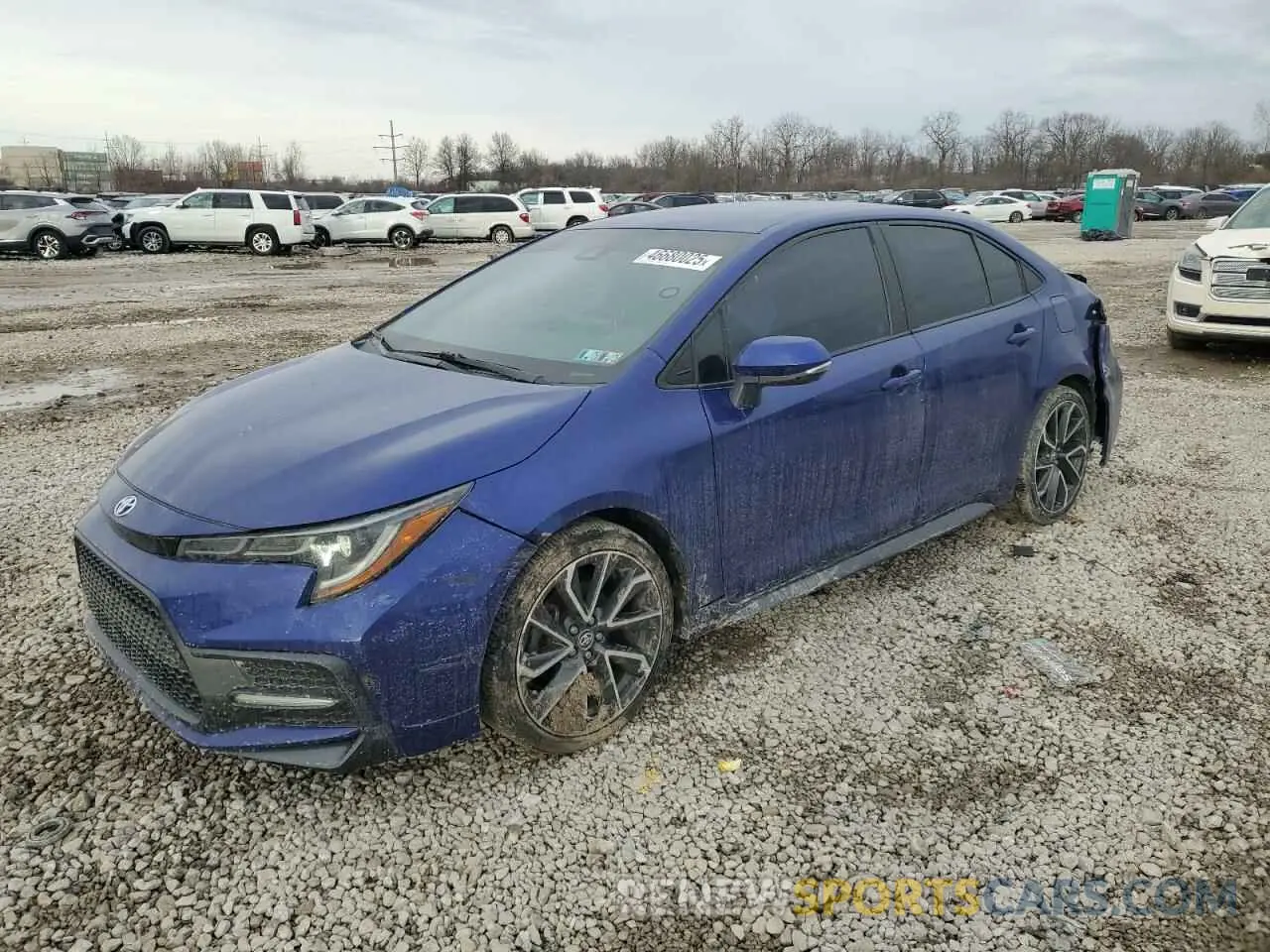 1 Photograph of a damaged car 5YFS4RCEXLP023174 TOYOTA COROLLA 2020