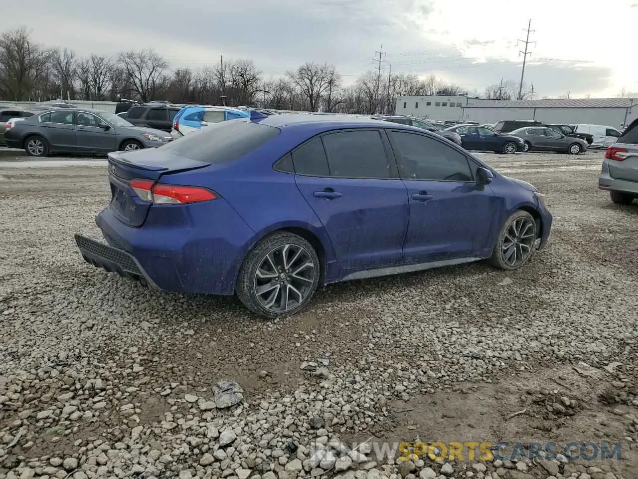 3 Photograph of a damaged car 5YFS4RCEXLP023174 TOYOTA COROLLA 2020