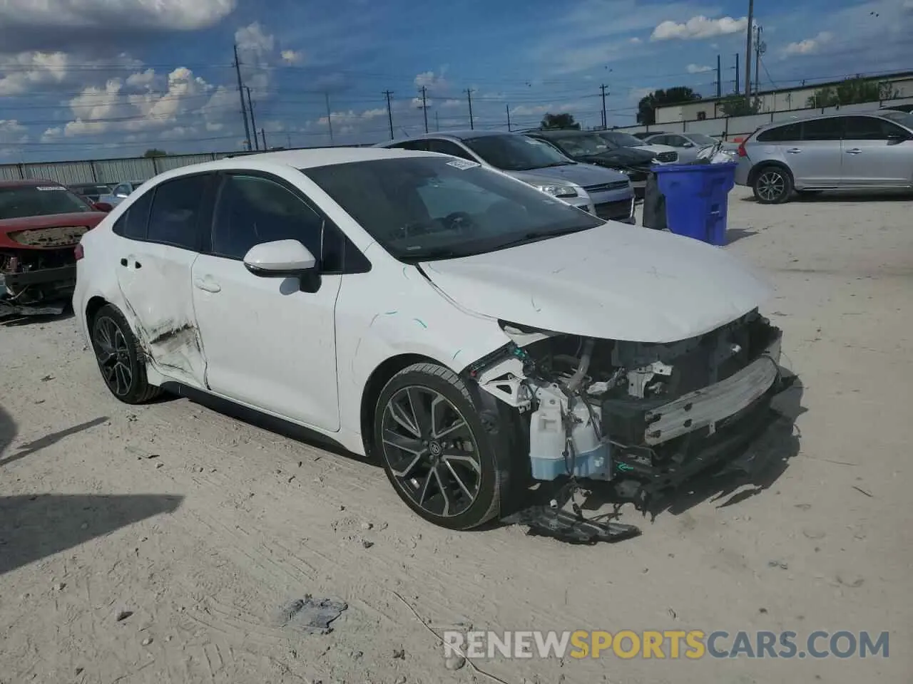 4 Photograph of a damaged car 5YFS4RCEXLP024096 TOYOTA COROLLA 2020