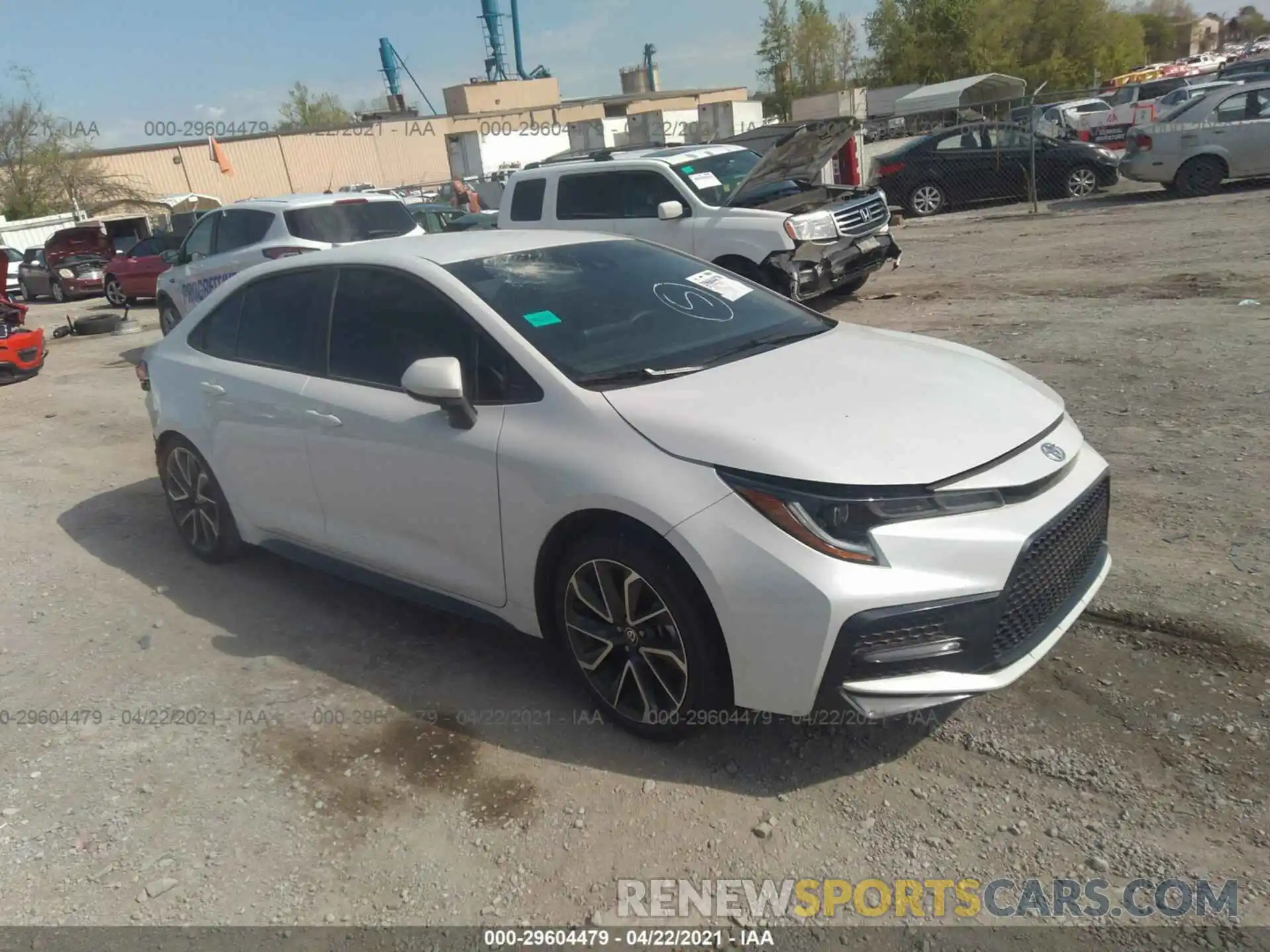 1 Photograph of a damaged car 5YFS4RCEXLP026706 TOYOTA COROLLA 2020