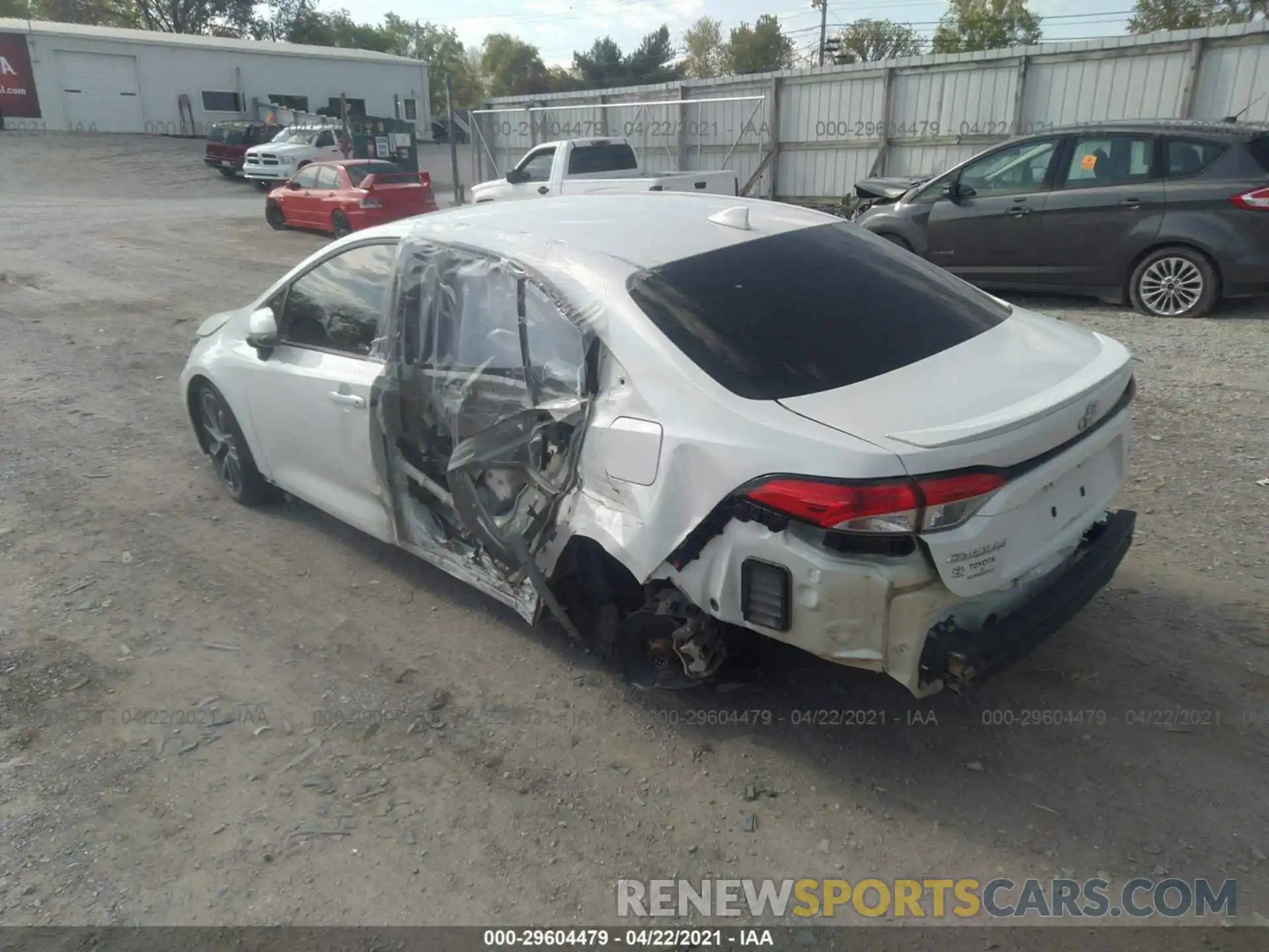 3 Photograph of a damaged car 5YFS4RCEXLP026706 TOYOTA COROLLA 2020