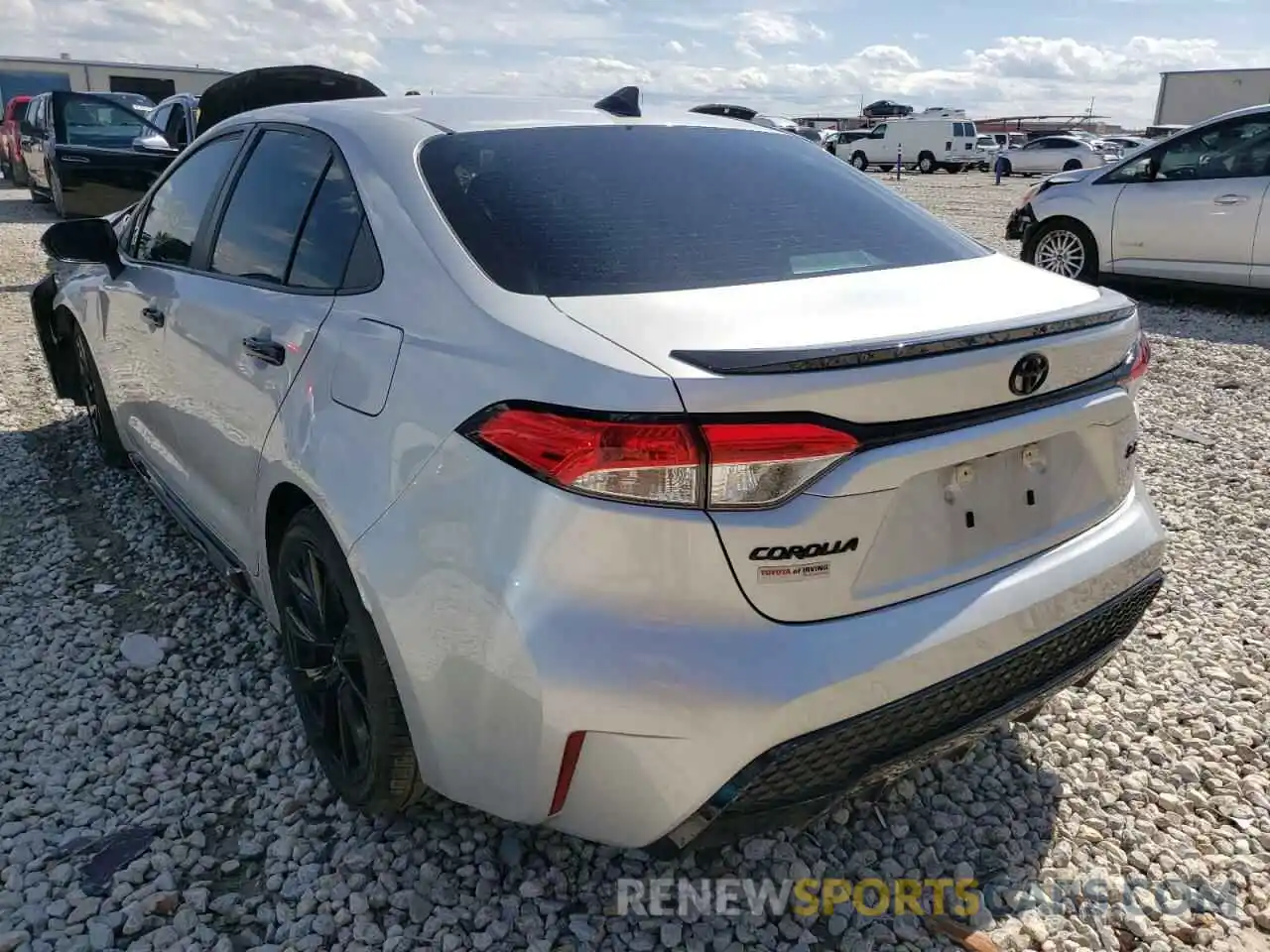 3 Photograph of a damaged car 5YFS4RCEXLP031548 TOYOTA COROLLA 2020