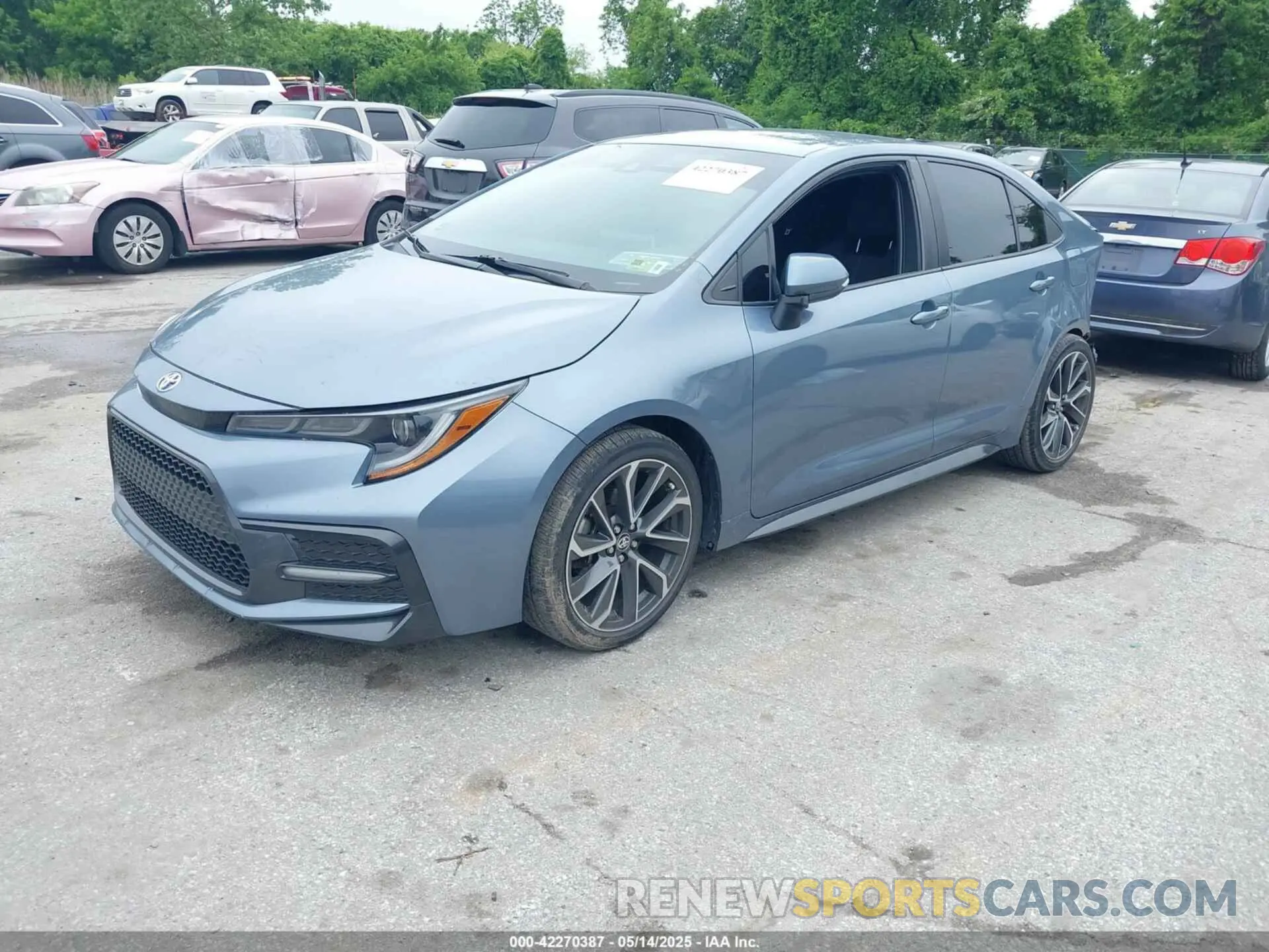 2 Photograph of a damaged car 5YFS4RCEXLP035065 TOYOTA COROLLA 2020