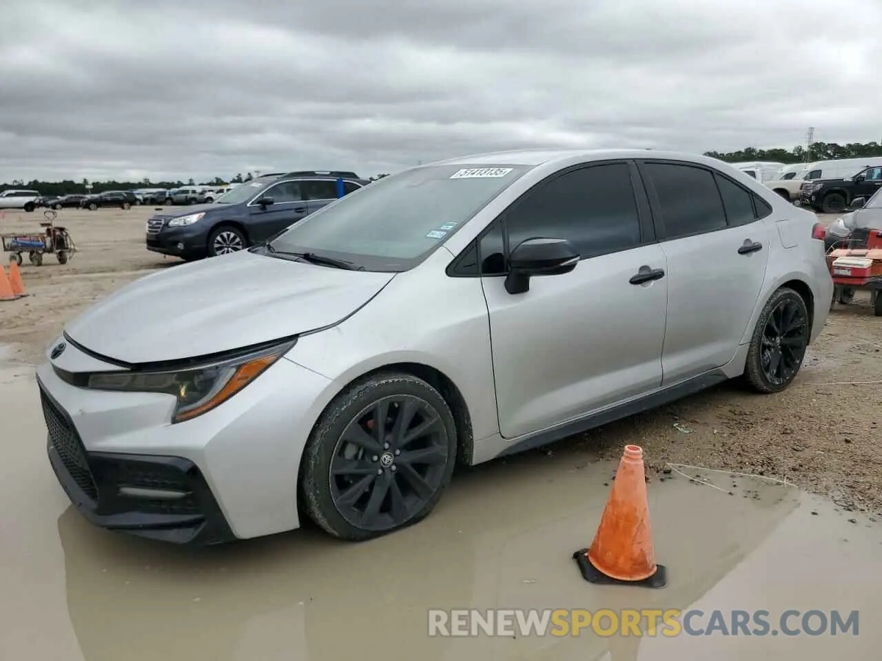 1 Photograph of a damaged car 5YFS4RCEXLP038807 TOYOTA COROLLA 2020