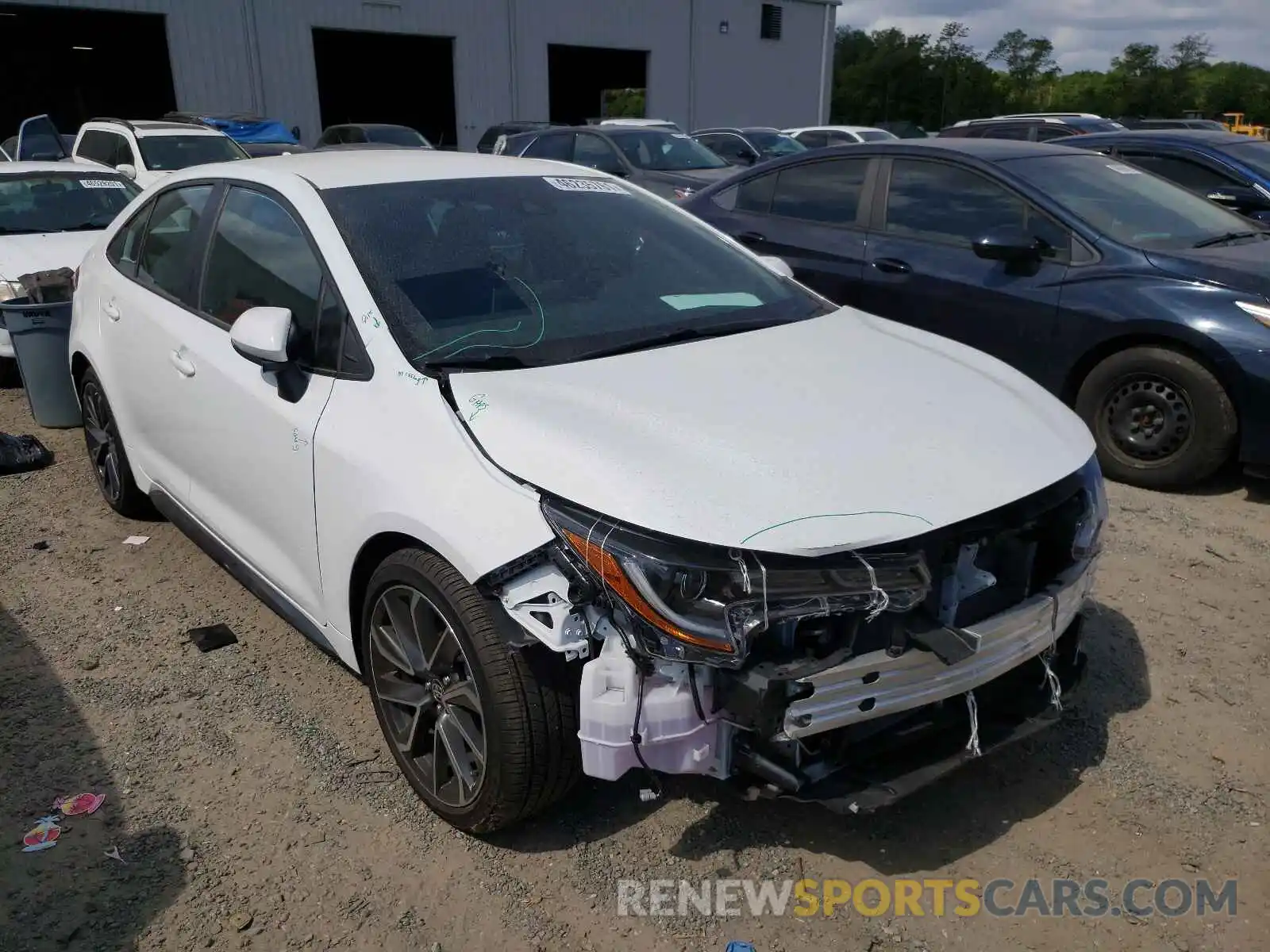 1 Photograph of a damaged car 5YFS4RCEXLP042579 TOYOTA COROLLA 2020