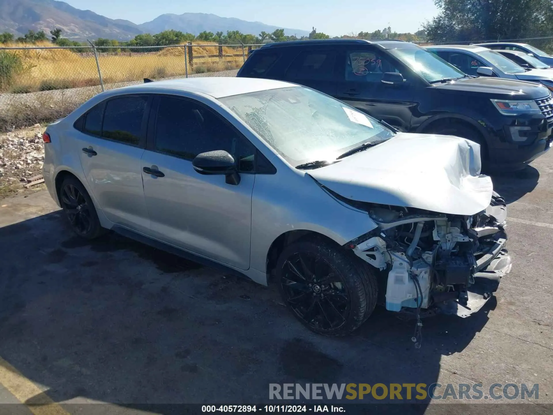 1 Photograph of a damaged car 5YFS4RCEXLP044607 TOYOTA COROLLA 2020