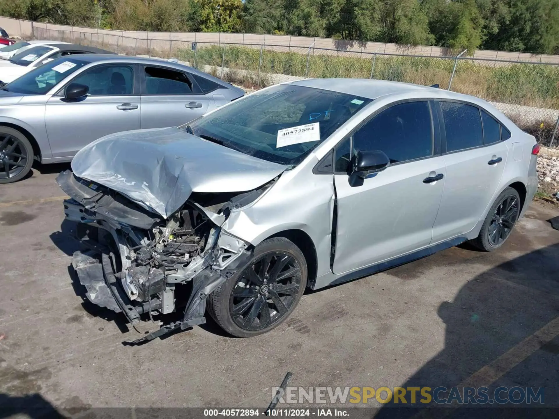 2 Photograph of a damaged car 5YFS4RCEXLP044607 TOYOTA COROLLA 2020