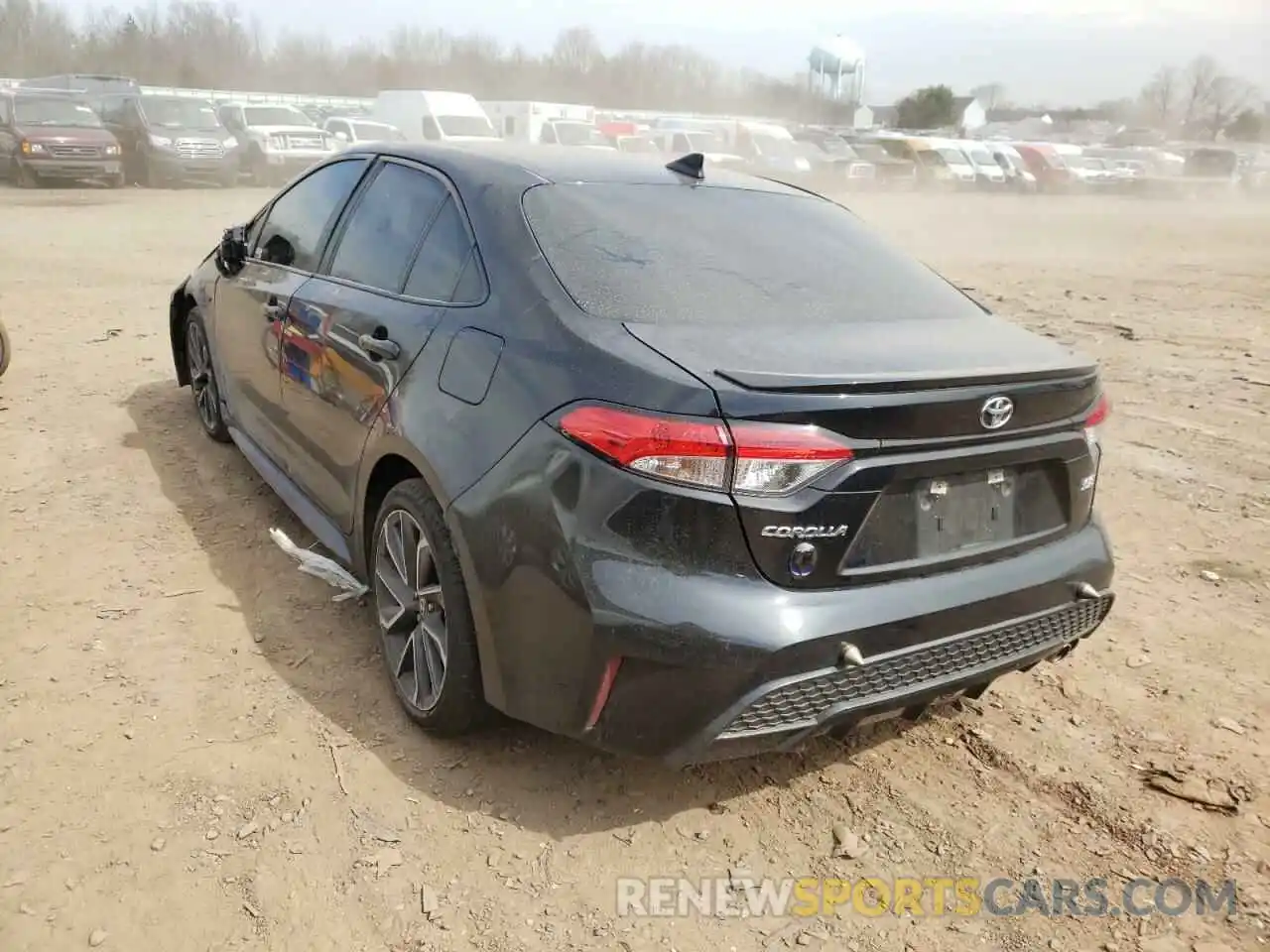 3 Photograph of a damaged car 5YFS4RCEXLP045997 TOYOTA COROLLA 2020