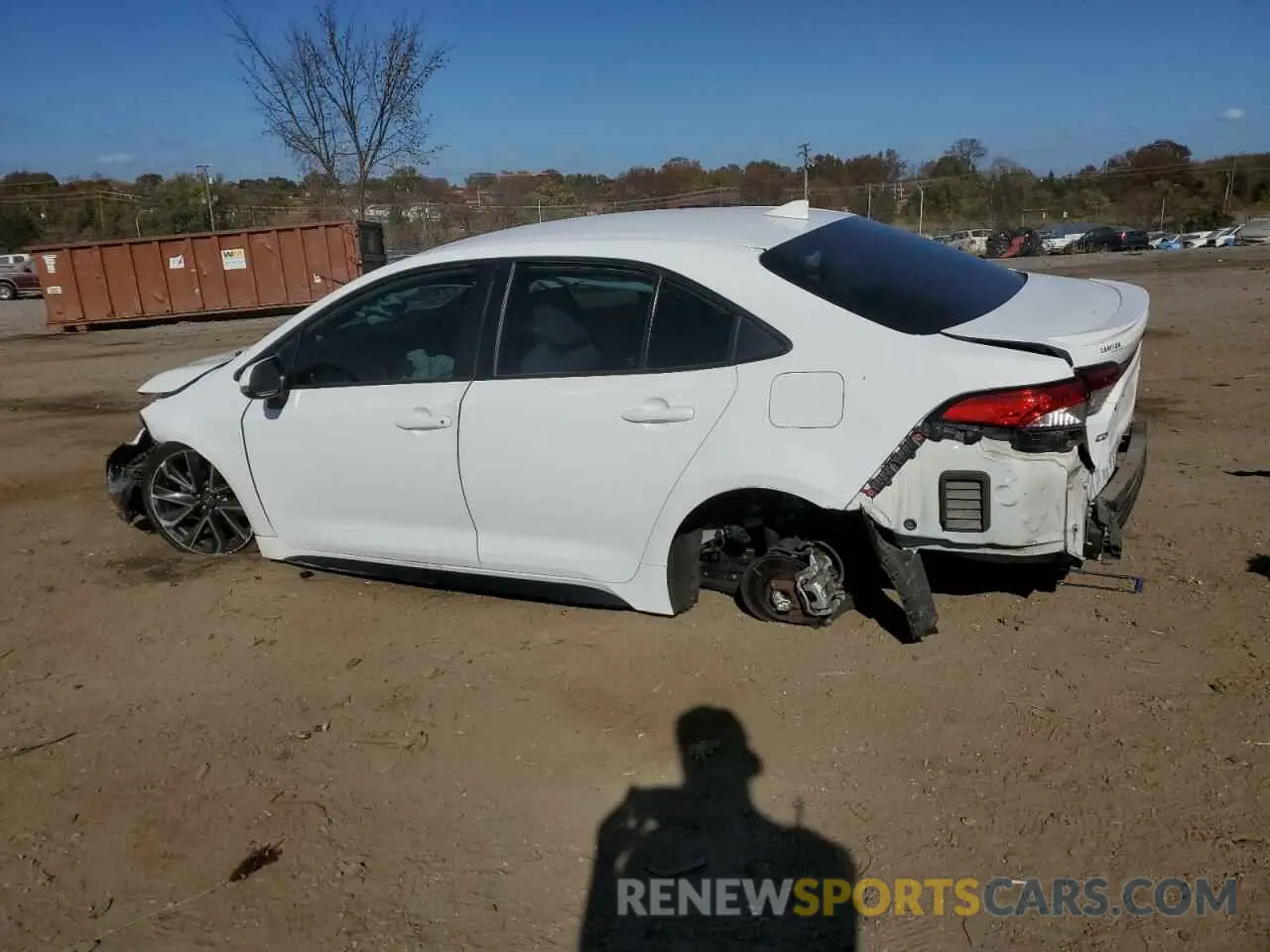 2 Photograph of a damaged car 5YFS4RCEXLP048821 TOYOTA COROLLA 2020