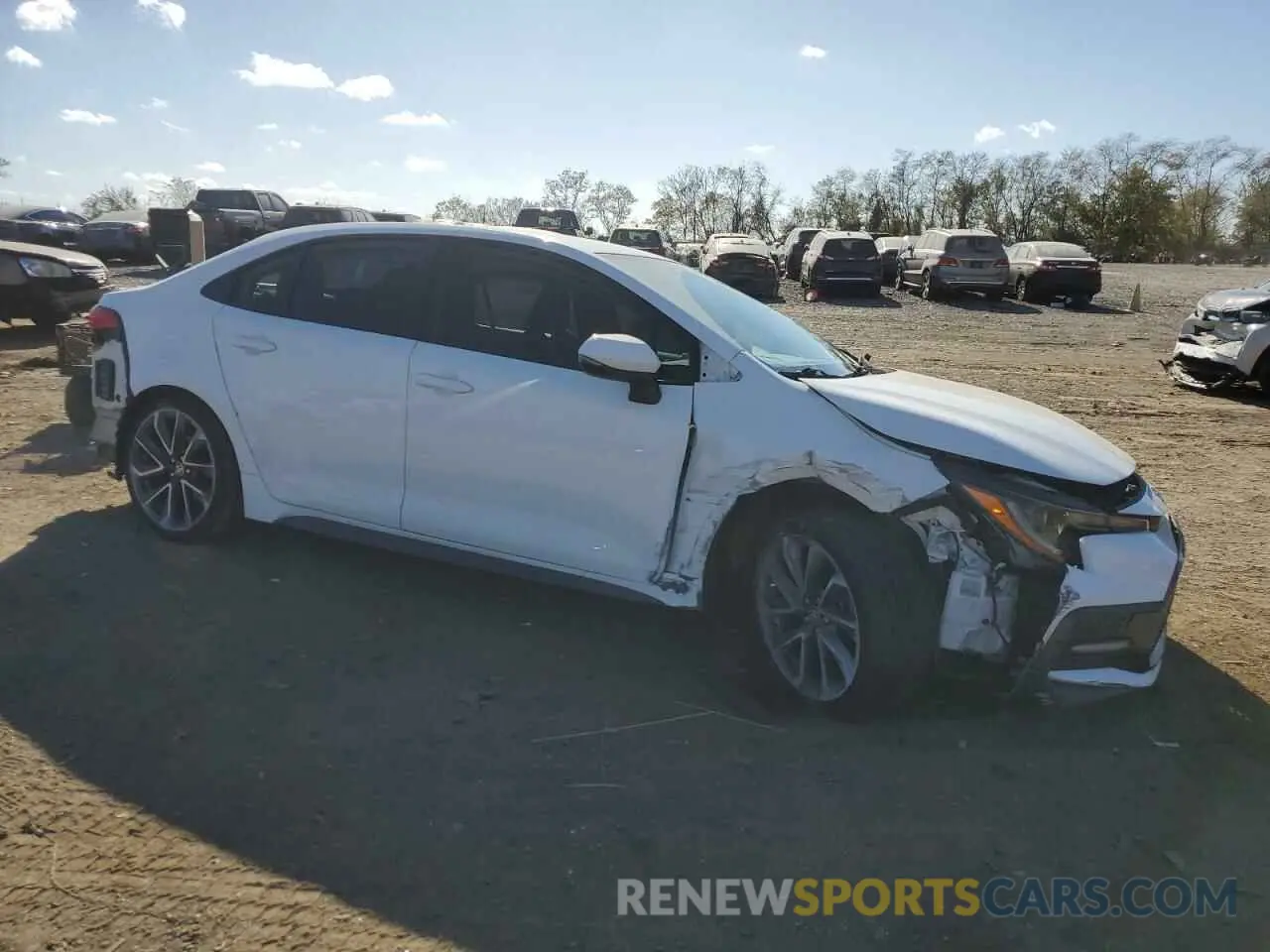 4 Photograph of a damaged car 5YFS4RCEXLP048821 TOYOTA COROLLA 2020