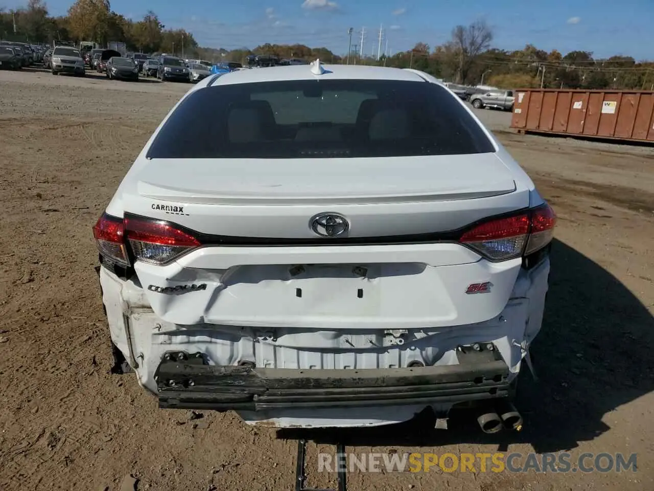 6 Photograph of a damaged car 5YFS4RCEXLP048821 TOYOTA COROLLA 2020