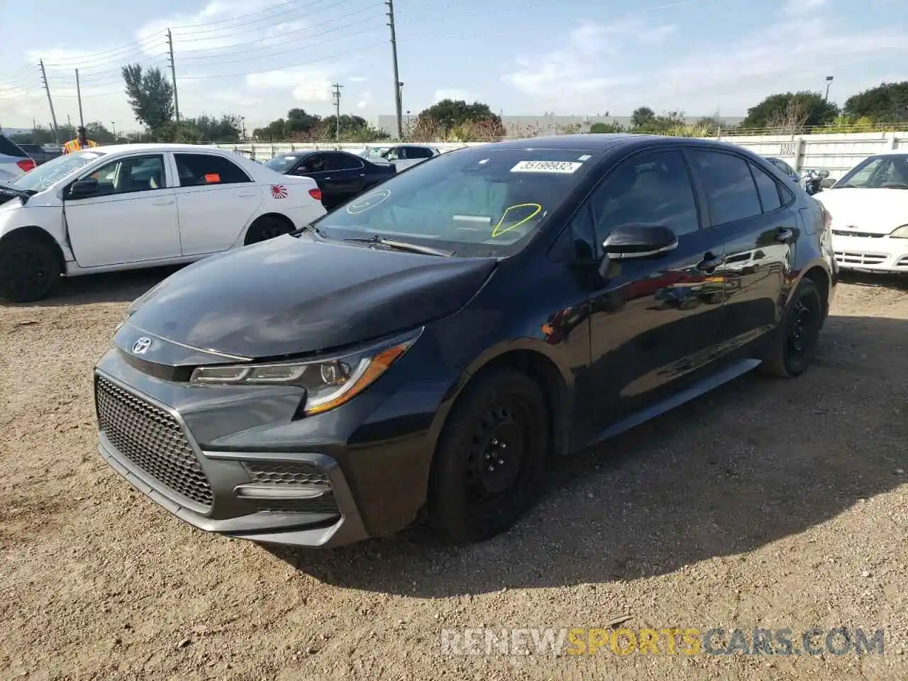 2 Photograph of a damaged car 5YFT4RCE0LP009806 TOYOTA COROLLA 2020