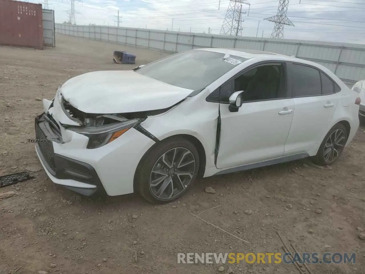 1 Photograph of a damaged car 5YFT4RCE2LP053676 TOYOTA COROLLA 2020