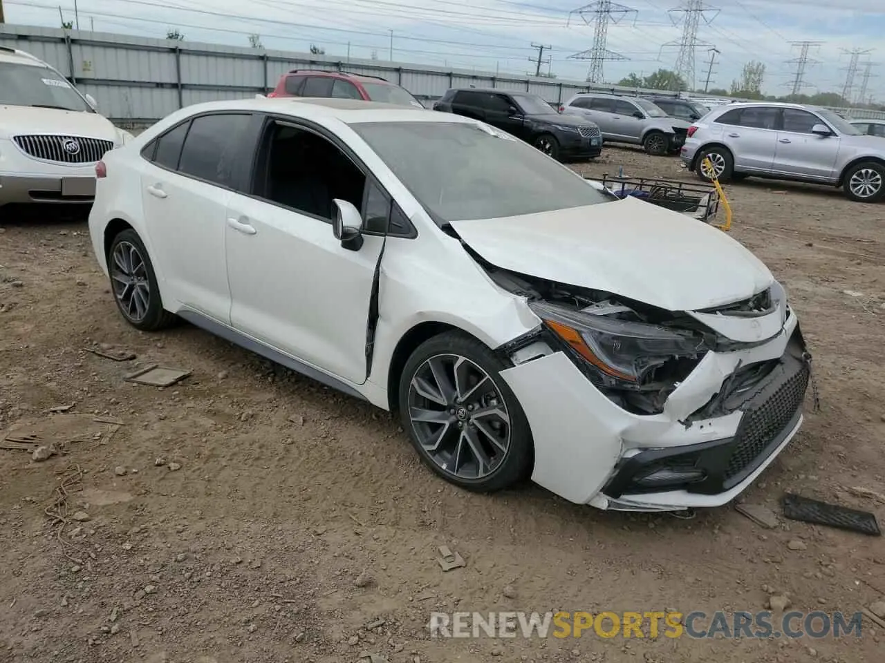 4 Photograph of a damaged car 5YFT4RCE2LP053676 TOYOTA COROLLA 2020