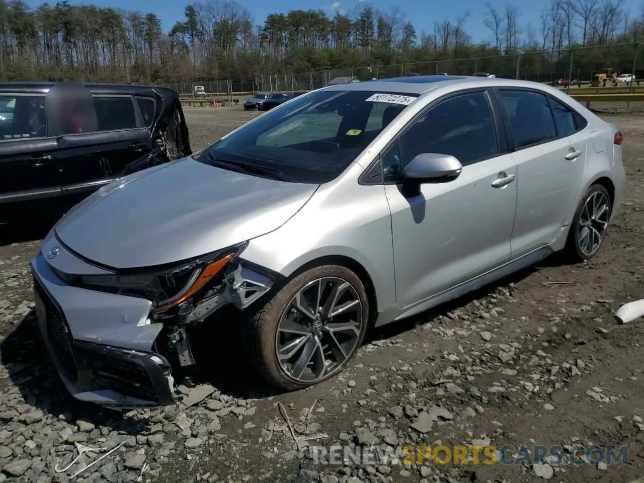 1 Photograph of a damaged car 5YFT4RCE8LP056484 TOYOTA COROLLA 2020