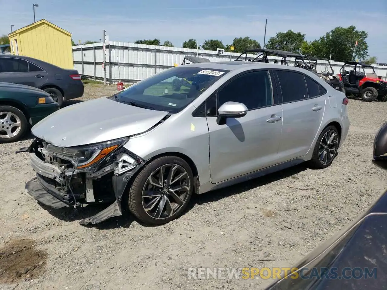 1 Photograph of a damaged car 5YFT4RCE9LP011473 TOYOTA COROLLA 2020