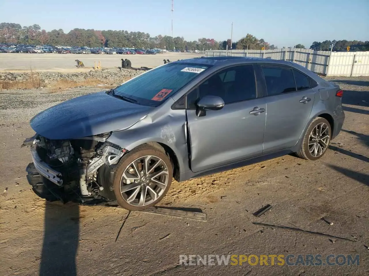 1 Photograph of a damaged car 5YFT4RCEXLP043915 TOYOTA COROLLA 2020