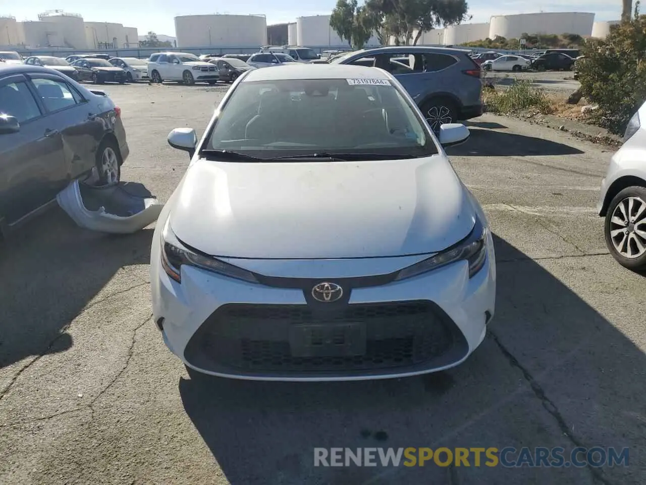 5 Photograph of a damaged car 5YFVPRAE3LP144880 TOYOTA COROLLA 2020