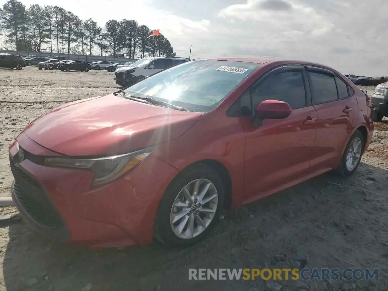 1 Photograph of a damaged car 5YFVPRAE7LP106567 TOYOTA COROLLA 2020