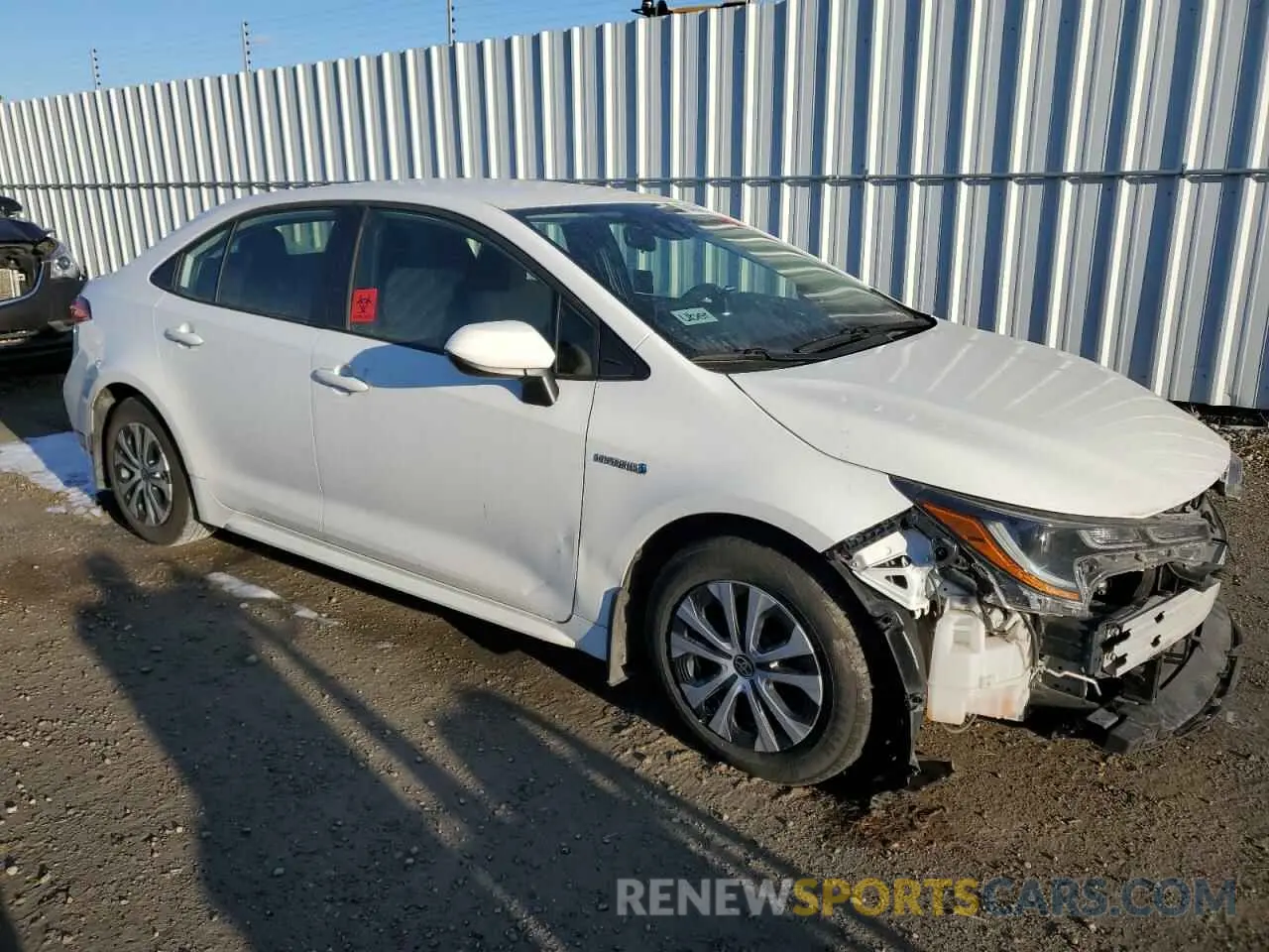 4 Photograph of a damaged car JTDBBRBE6LJ012717 TOYOTA COROLLA 2020
