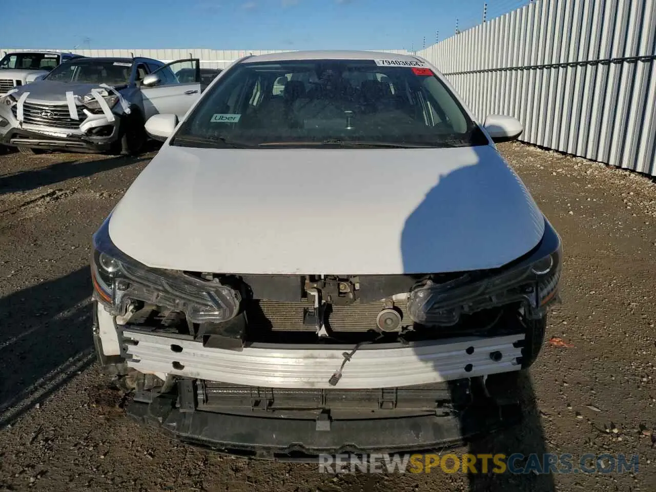 5 Photograph of a damaged car JTDBBRBE6LJ012717 TOYOTA COROLLA 2020