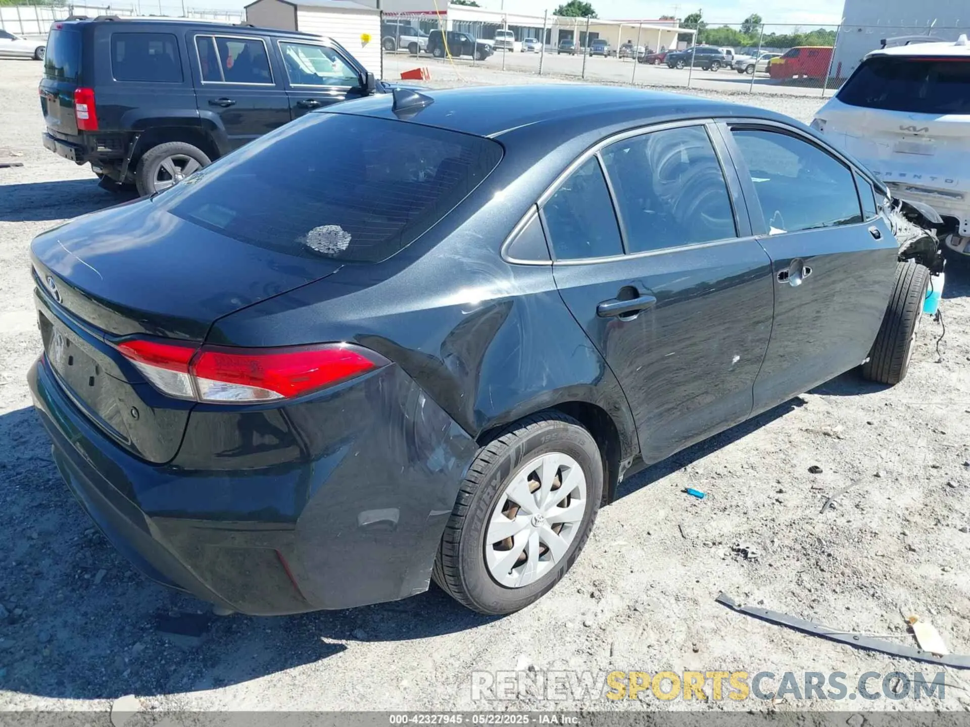 4 Photograph of a damaged car JTDDPRAE0LJ038161 TOYOTA COROLLA 2020