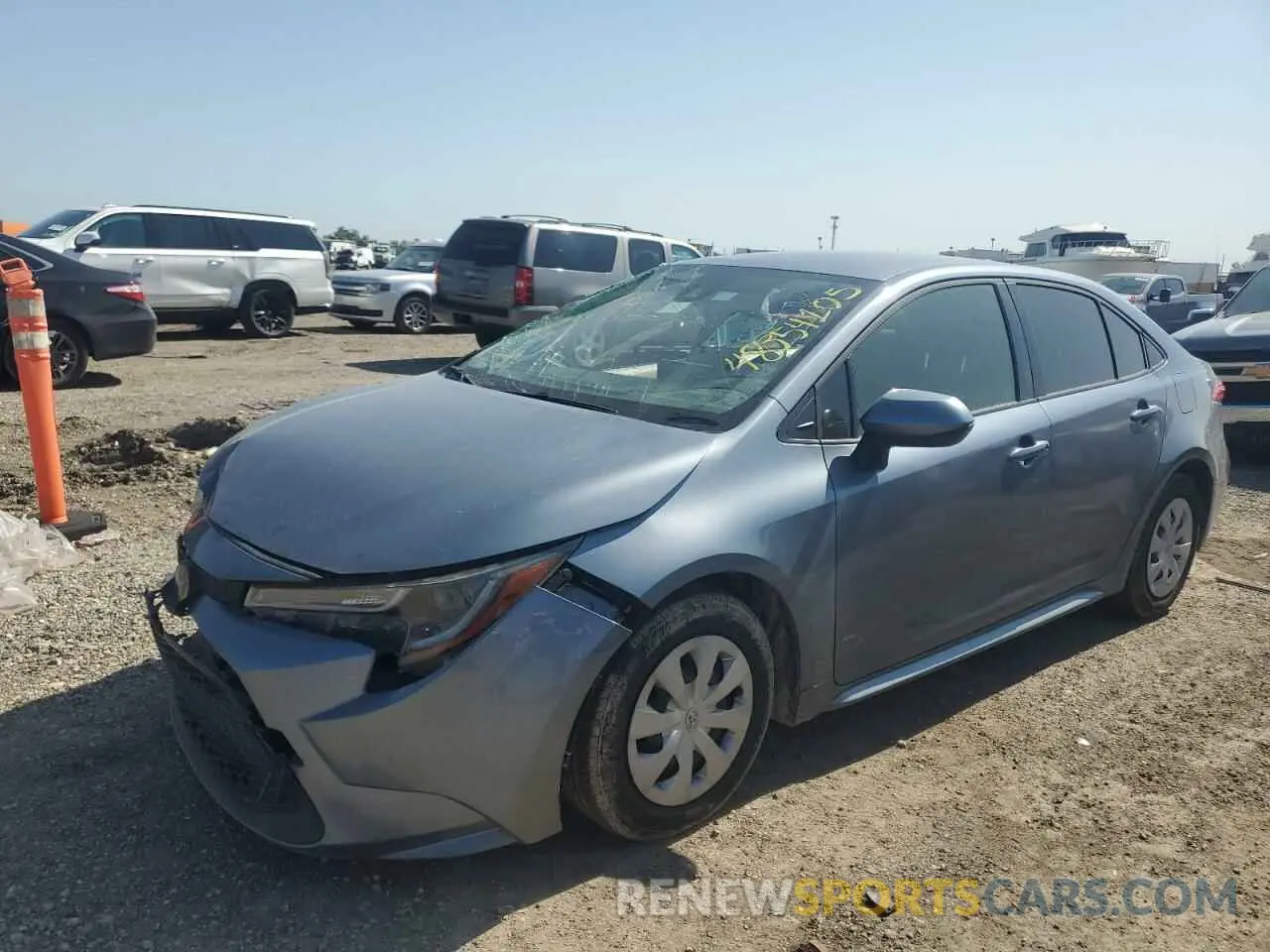 1 Photograph of a damaged car JTDDPRAE0LJ076800 TOYOTA COROLLA 2020