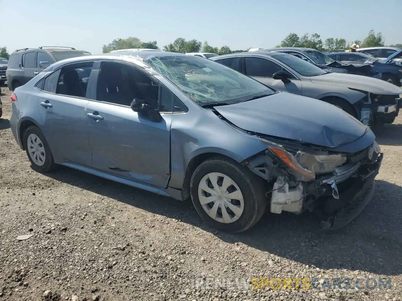 4 Photograph of a damaged car JTDDPRAE0LJ076800 TOYOTA COROLLA 2020
