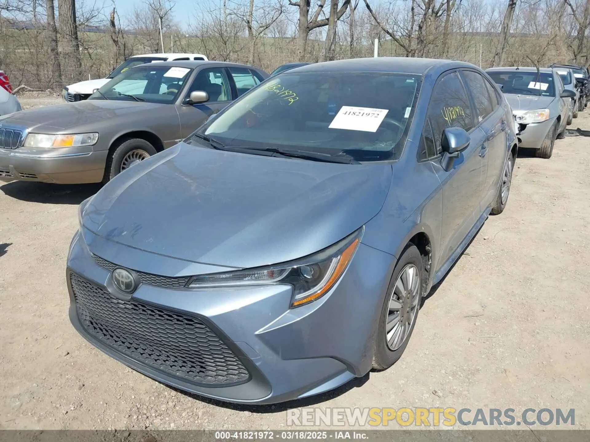 2 Photograph of a damaged car JTDDPRAE1LJ006870 TOYOTA COROLLA 2020