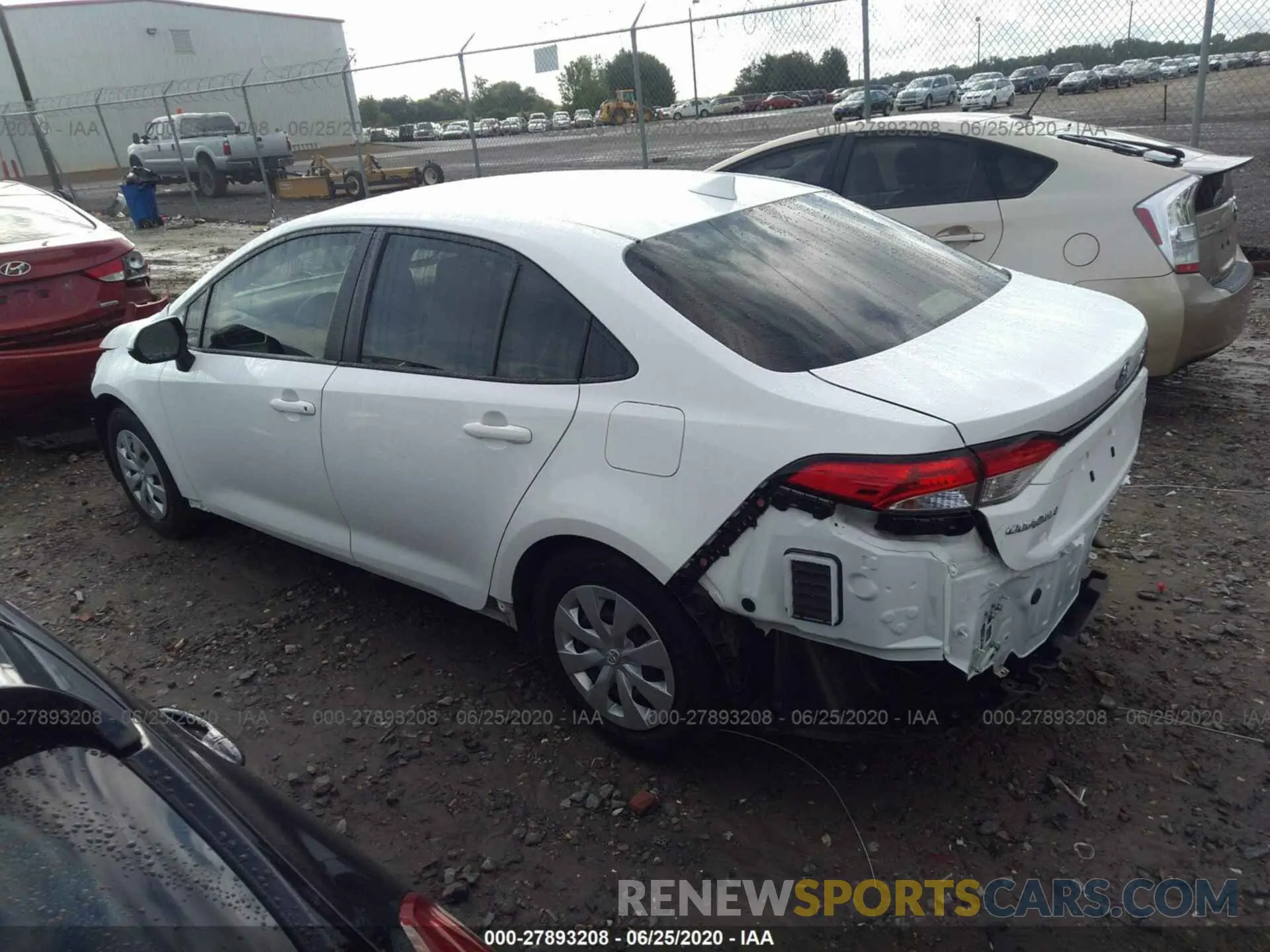 3 Photograph of a damaged car JTDDPRAE2LJ015075 TOYOTA COROLLA 2020