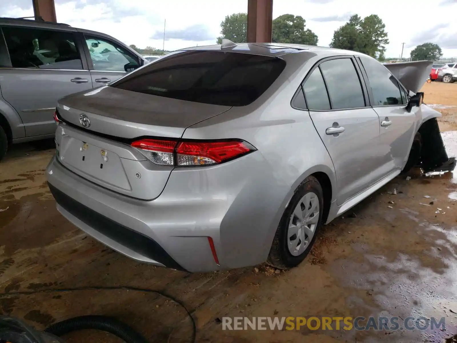 4 Photograph of a damaged car JTDDPRAE2LJ067970 TOYOTA COROLLA 2020