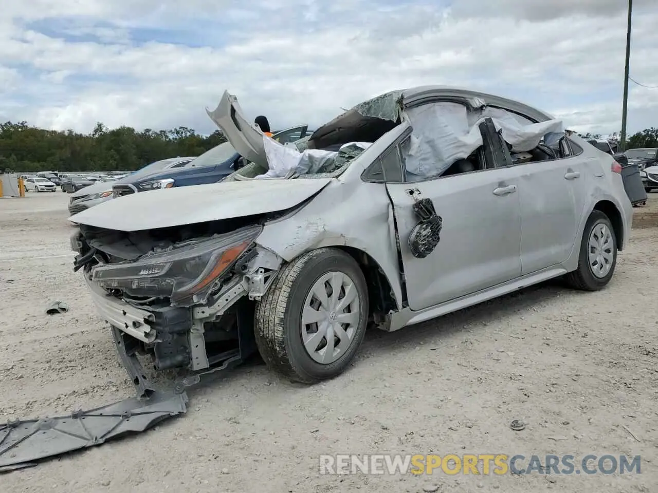 1 Photograph of a damaged car JTDDPRAE3LJ000388 TOYOTA COROLLA 2020