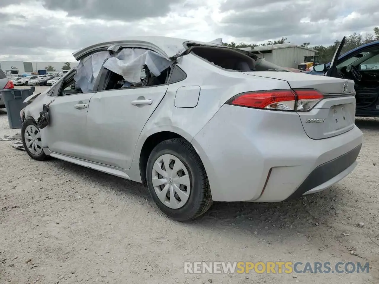 2 Photograph of a damaged car JTDDPRAE3LJ000388 TOYOTA COROLLA 2020