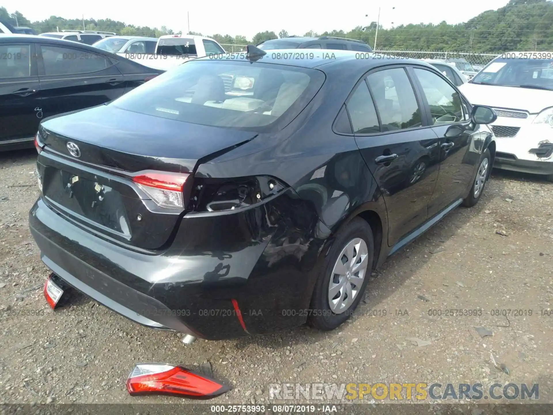 4 Photograph of a damaged car JTDDPRAE3LJ000990 TOYOTA COROLLA 2020