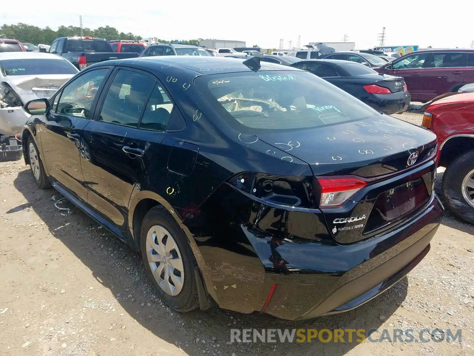 3 Photograph of a damaged car JTDDPRAE3LJ026778 TOYOTA COROLLA 2020