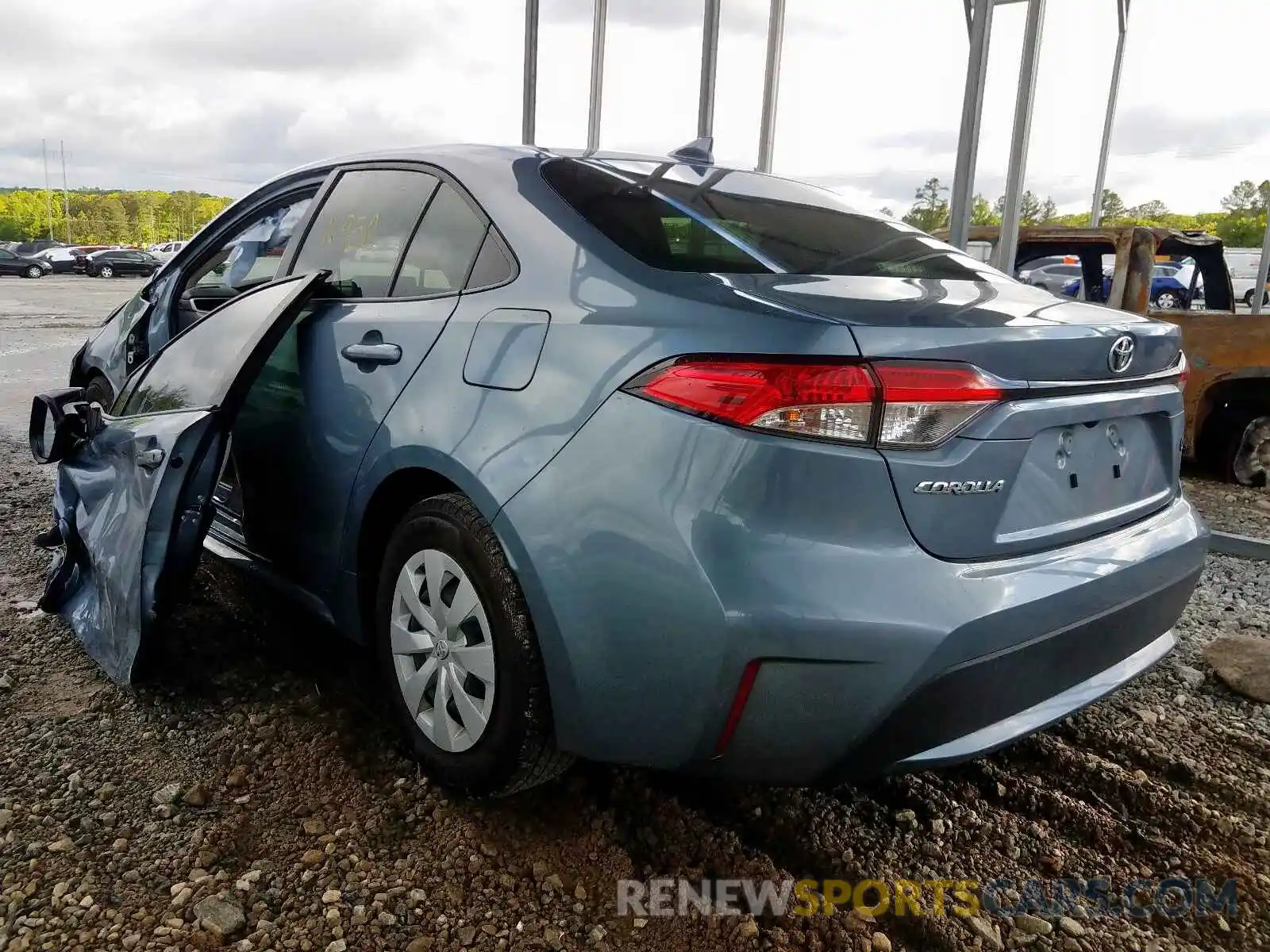 3 Photograph of a damaged car JTDDPRAE3LJ055889 TOYOTA COROLLA 2020