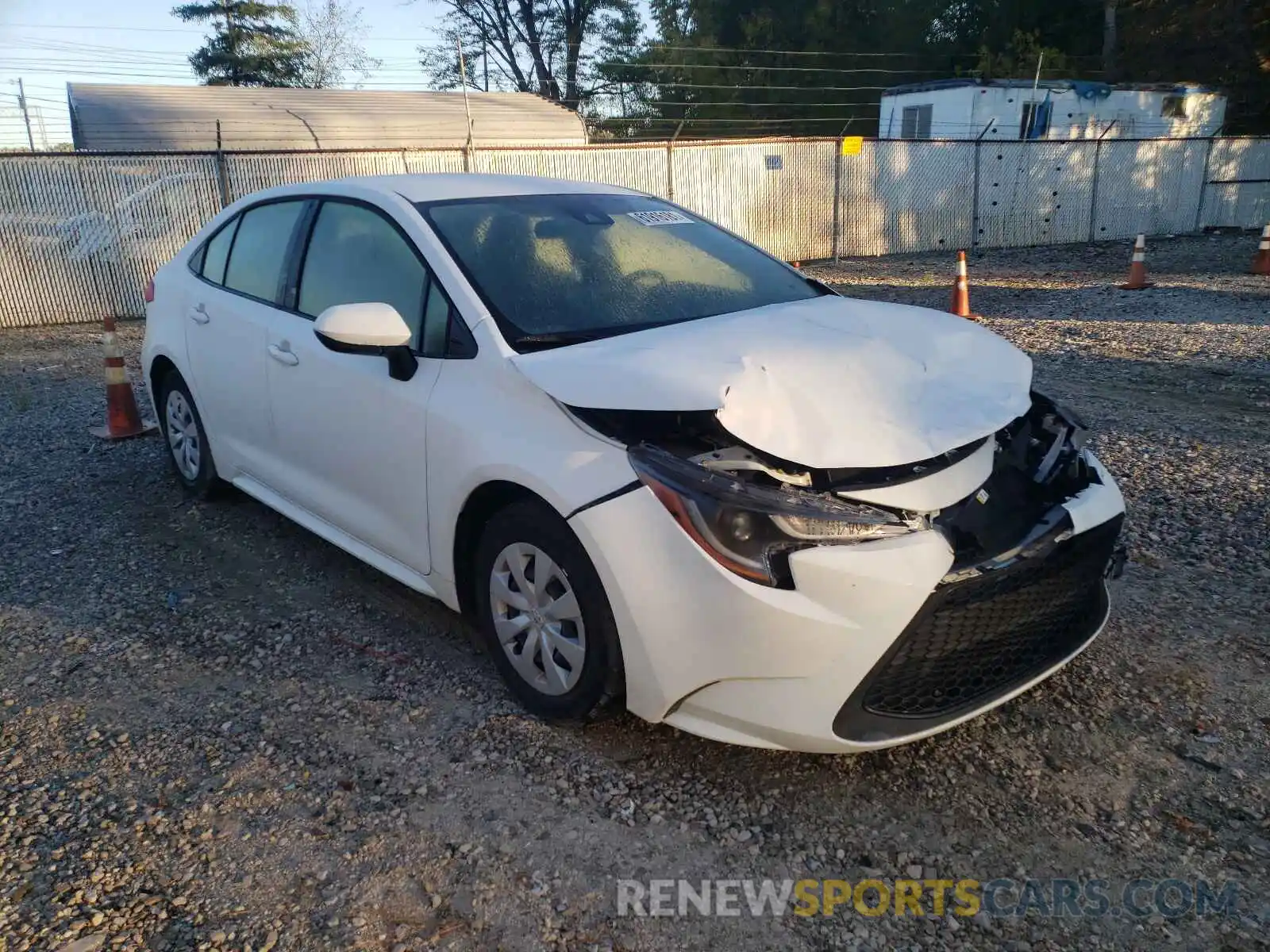 1 Photograph of a damaged car JTDDPRAE4LJ006250 TOYOTA COROLLA 2020