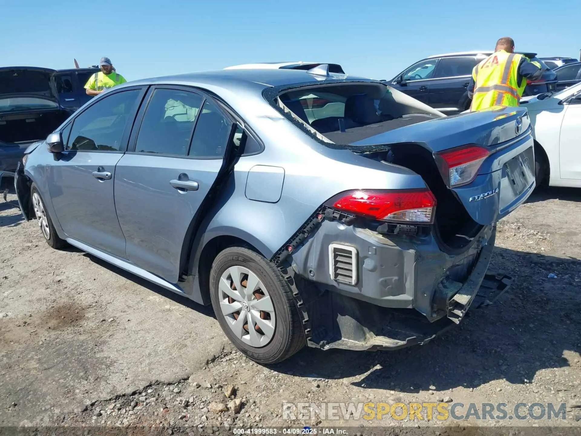 3 Photograph of a damaged car JTDDPRAE4LJ015451 TOYOTA COROLLA 2020