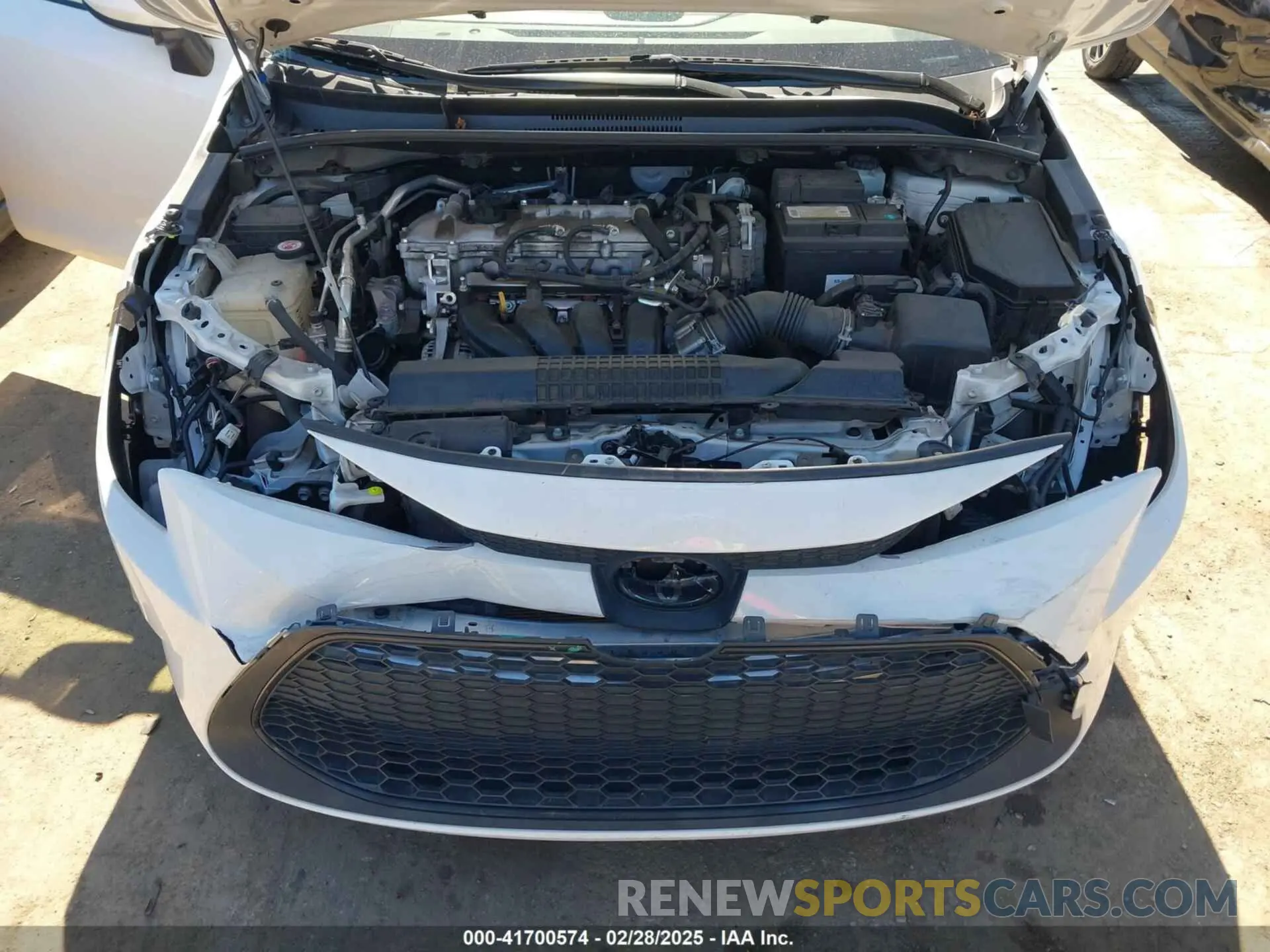 10 Photograph of a damaged car JTDDPRAE6LJ082763 TOYOTA COROLLA 2020