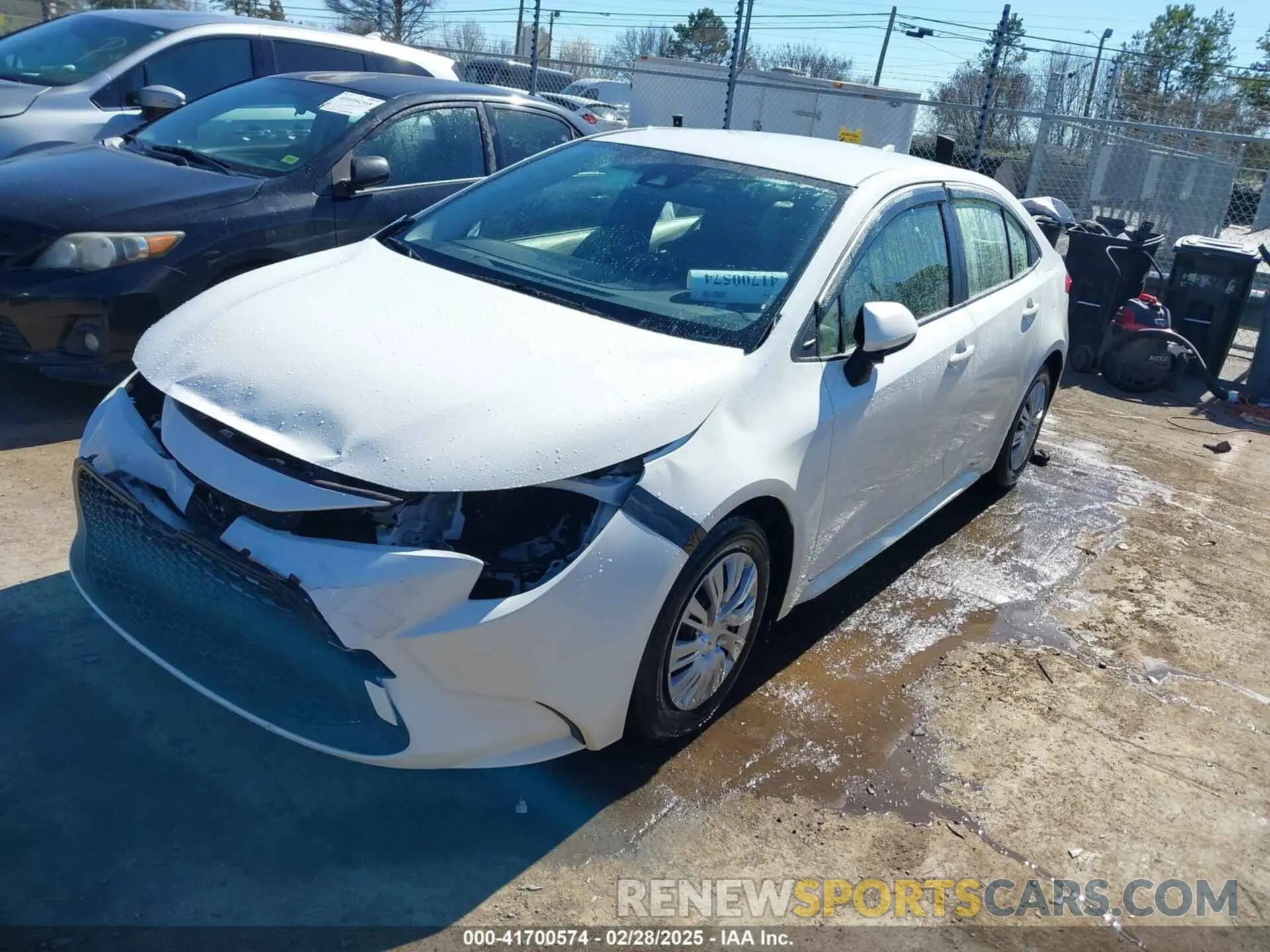 2 Photograph of a damaged car JTDDPRAE6LJ082763 TOYOTA COROLLA 2020