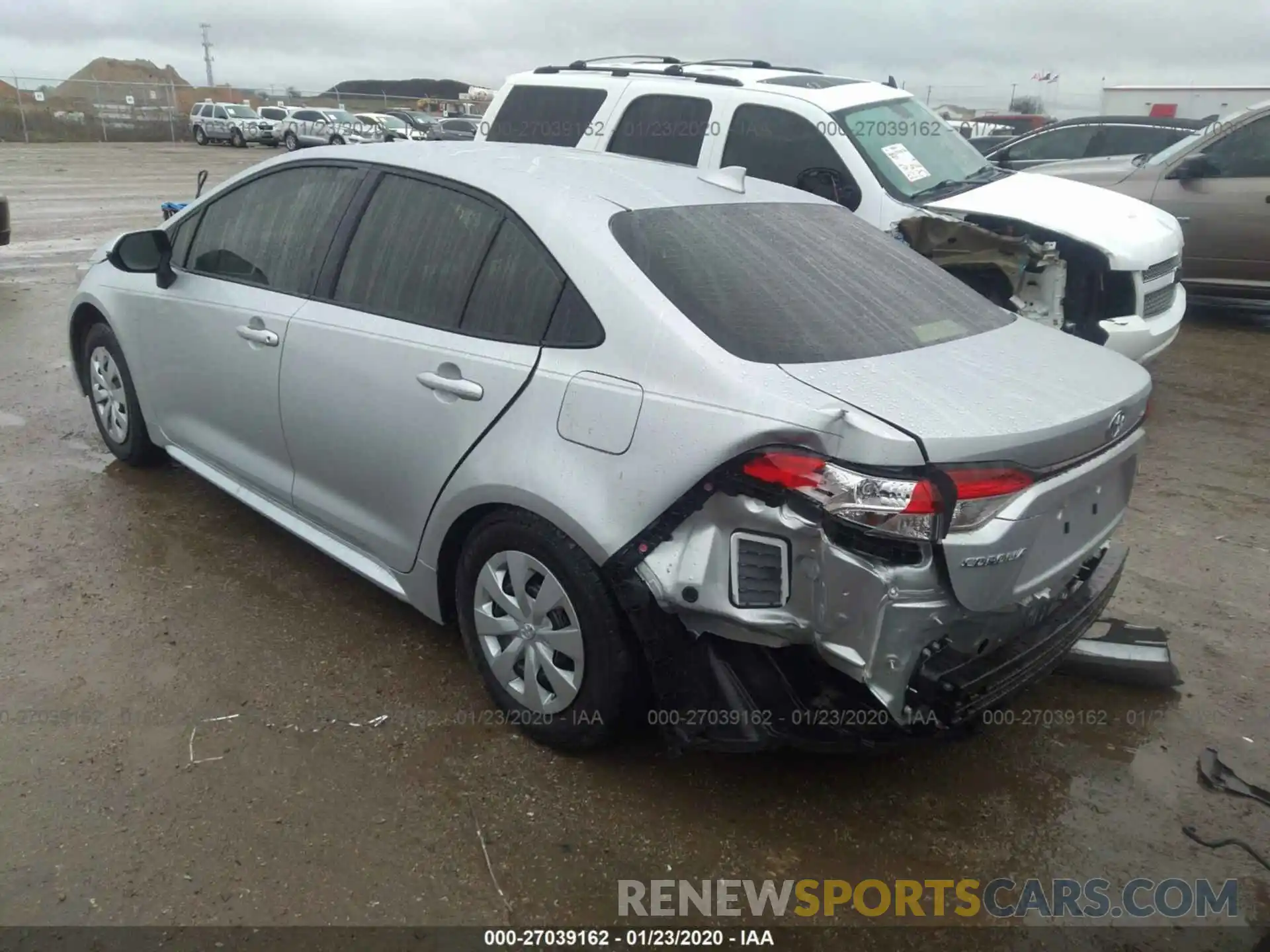 3 Photograph of a damaged car JTDDPRAE8LJ075524 TOYOTA COROLLA 2020