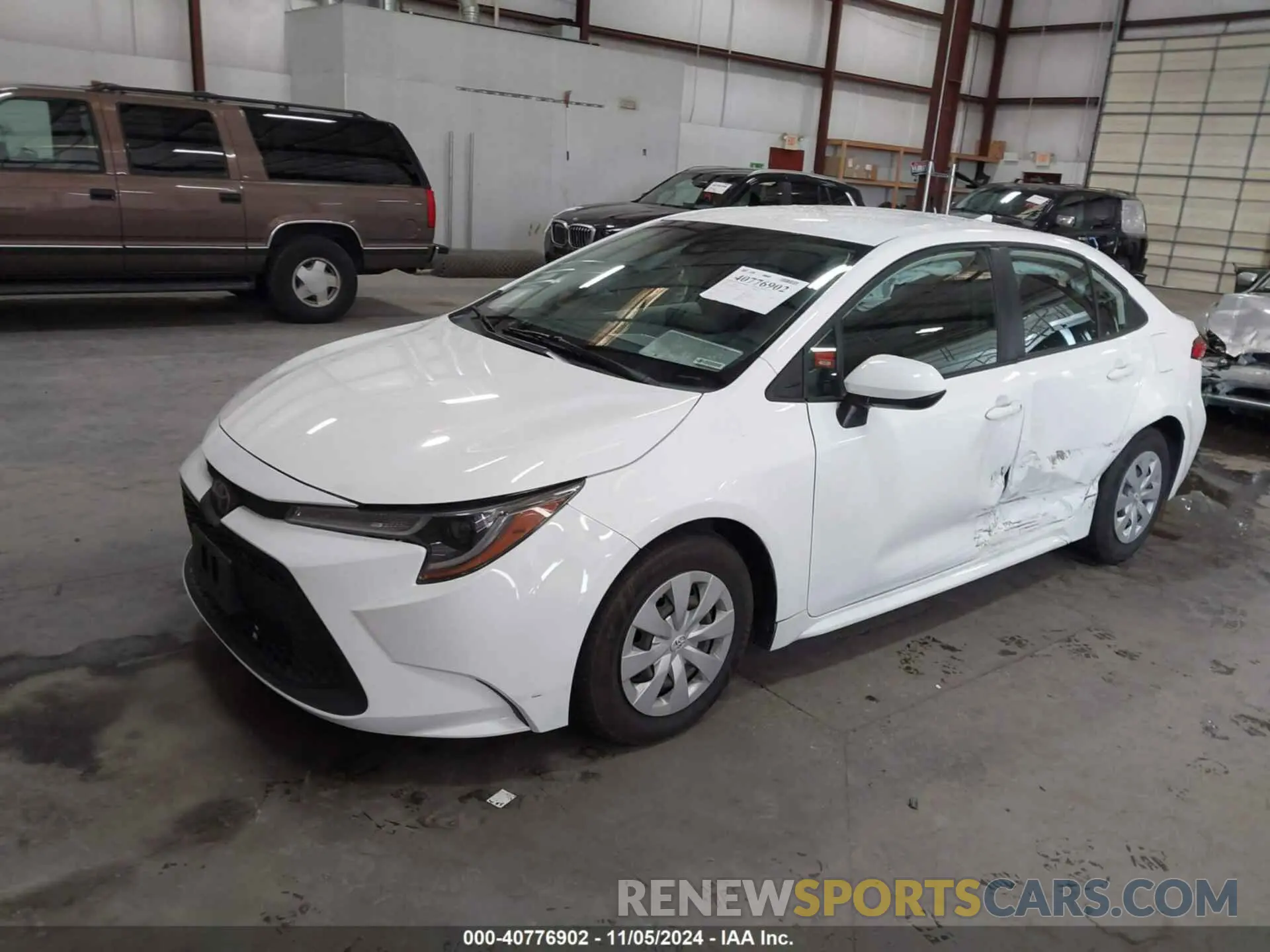 2 Photograph of a damaged car JTDDPRAE9LJ004929 TOYOTA COROLLA 2020