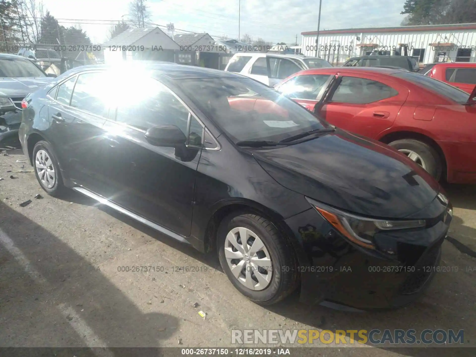 1 Photograph of a damaged car JTDDPRAE9LJ078240 TOYOTA COROLLA 2020