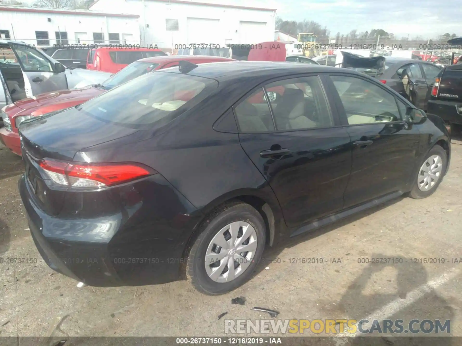 4 Photograph of a damaged car JTDDPRAE9LJ078240 TOYOTA COROLLA 2020