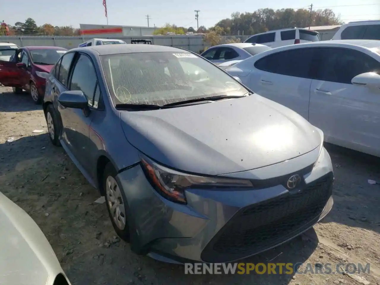 1 Photograph of a damaged car JTDDPRAEXLJ005765 TOYOTA COROLLA 2020